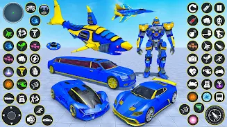 US Shark Robot Transform Games স্ক্রিনশট 0