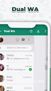 Dual Chat - 2Space WA Web Скриншот 3