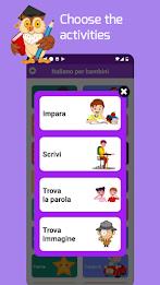 Learn Italian for kids Captura de tela 2