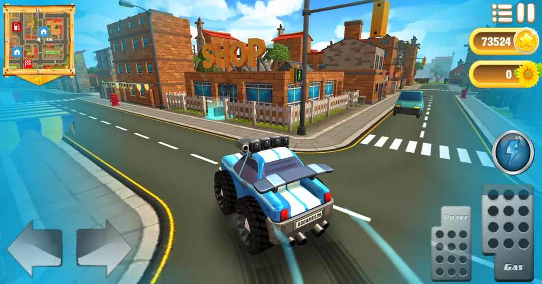 Cartoon Hot Racer 3D Captura de tela 0