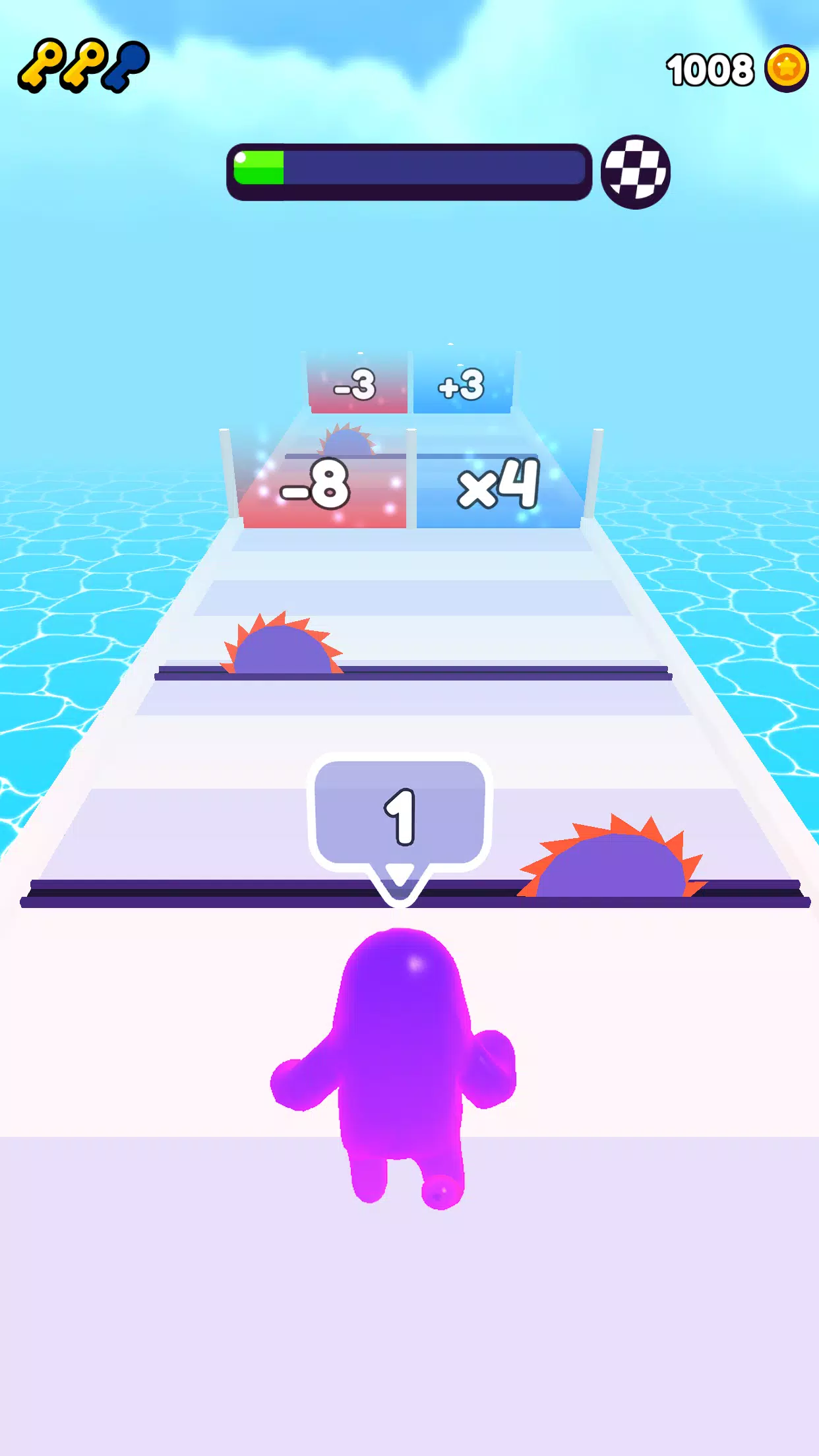 Join Blob Clash 3D: 赛跑游戏应用截图第0张