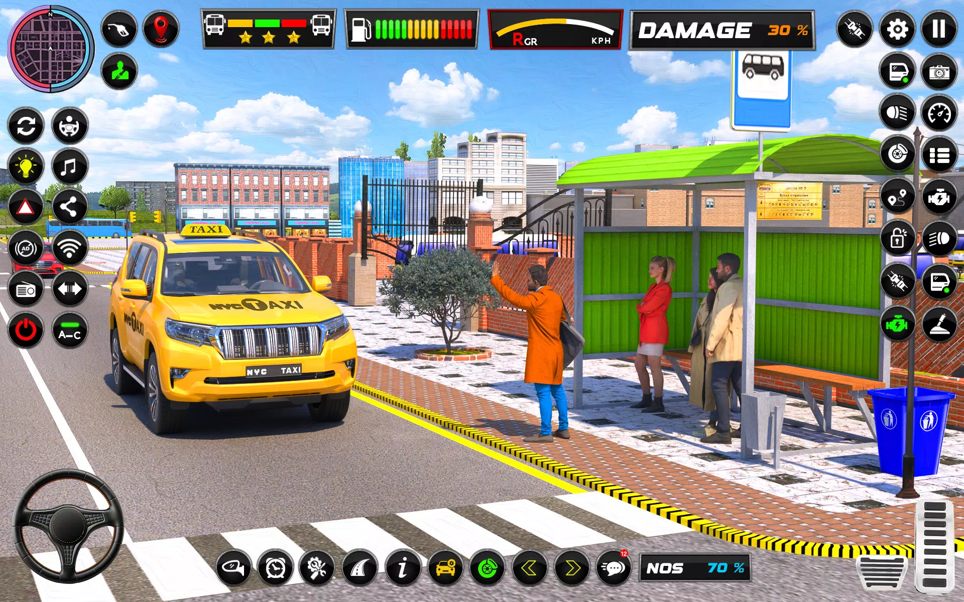 Taxi Simulator USA: City Drive Captura de tela 1