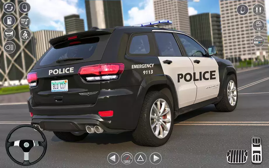 Police Car Driving Games 3D Captura de tela 2