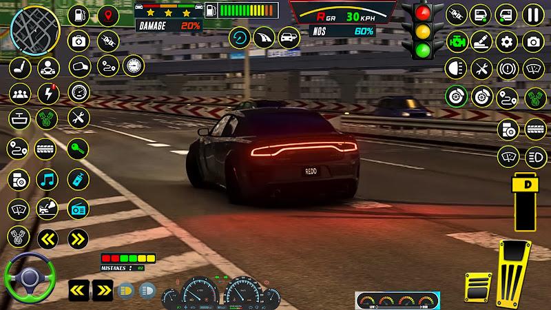 US Car Driving Simulator Game Tangkapan skrin 2