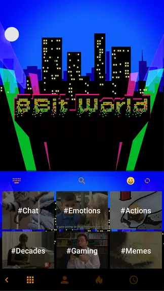 bitworld Keyboard Theme Screenshot 2