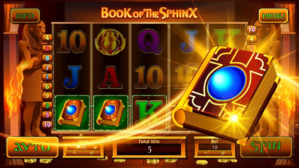 Book Of Sphinx Slot Captura de pantalla 1