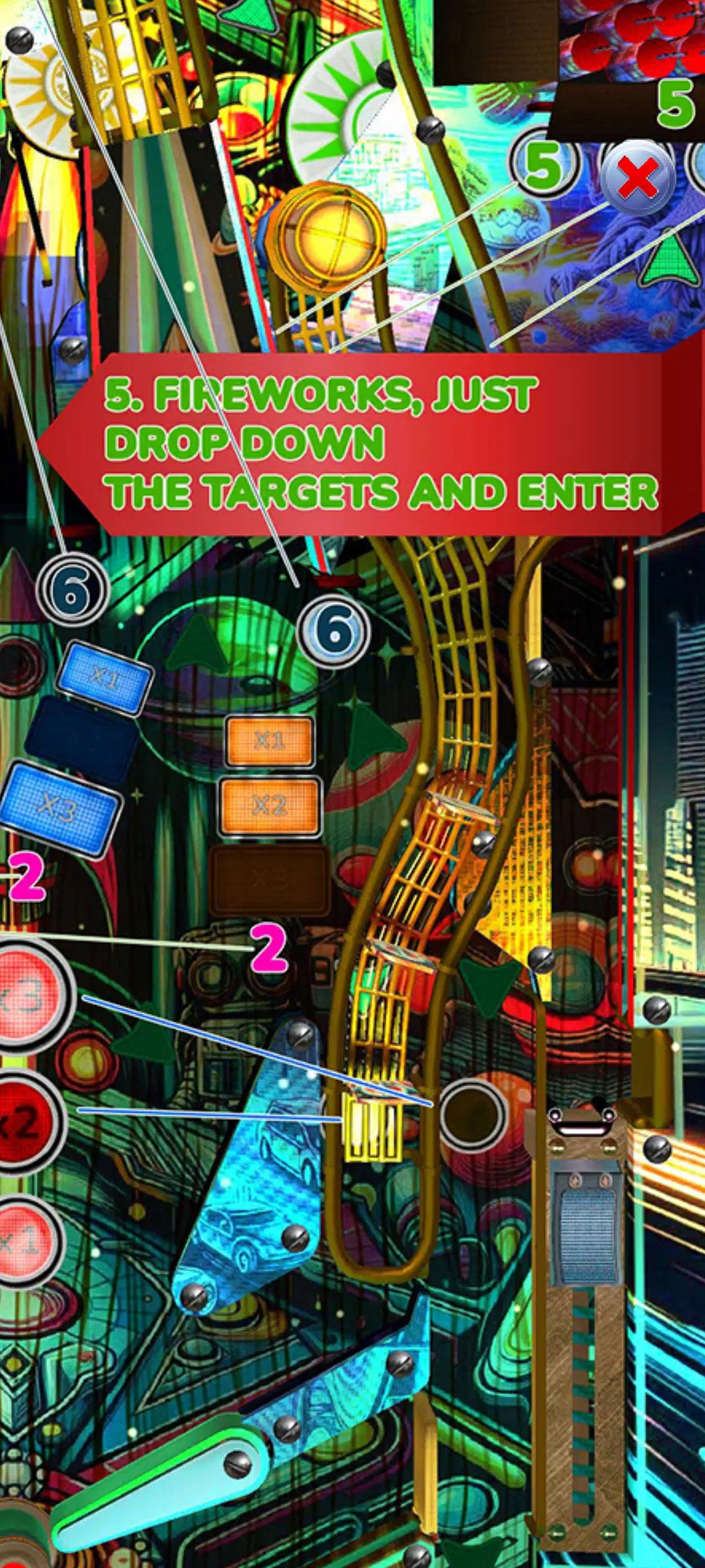 Pinball Neon Captura de tela 2