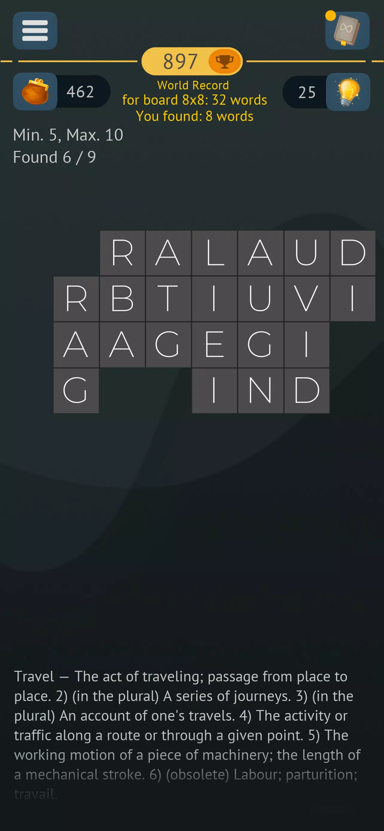 Word Search Infinite Puzzles Tangkapan skrin 3