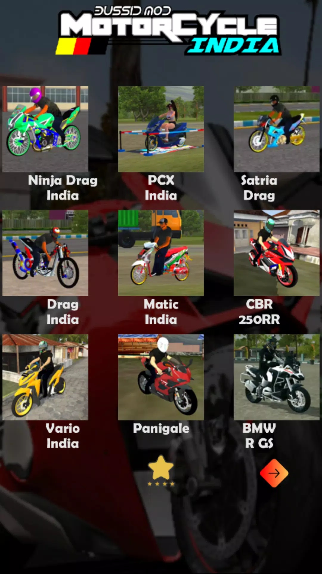 Bussid Mod Motorcycle India应用截图第1张