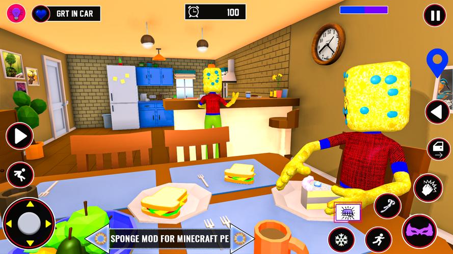 Sponge Boy Adventure Hero Game Screenshot 0