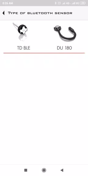 Escort sensors config app Captura de tela 1