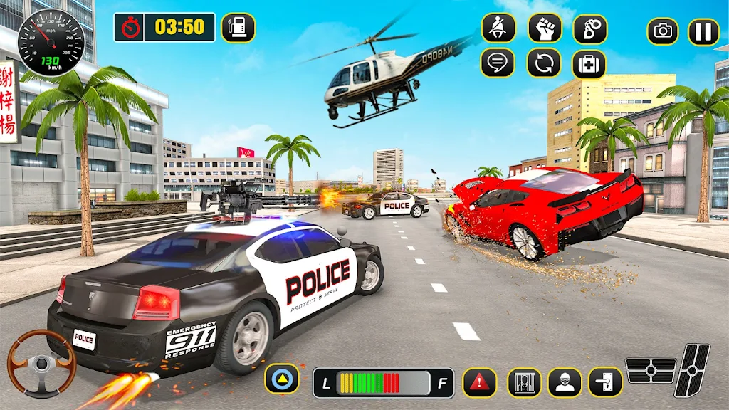 Police Helicopter: Thief Chase 스크린샷 3