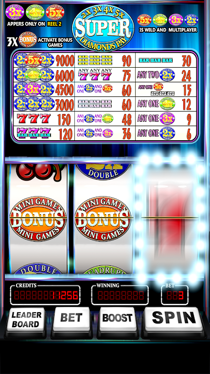 Free Super Diamonds Pay Slots Screenshot 2