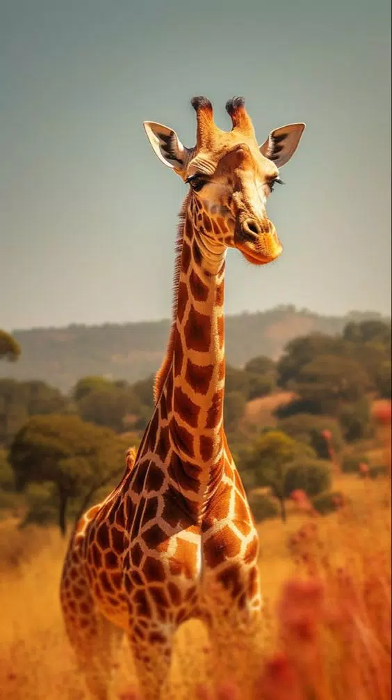 Giraffe Wallpaper HD स्क्रीनशॉट 0