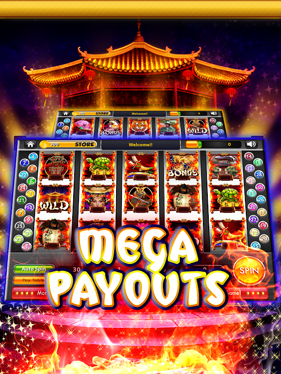 Blazing Samurai Slots – Free Captura de tela 2