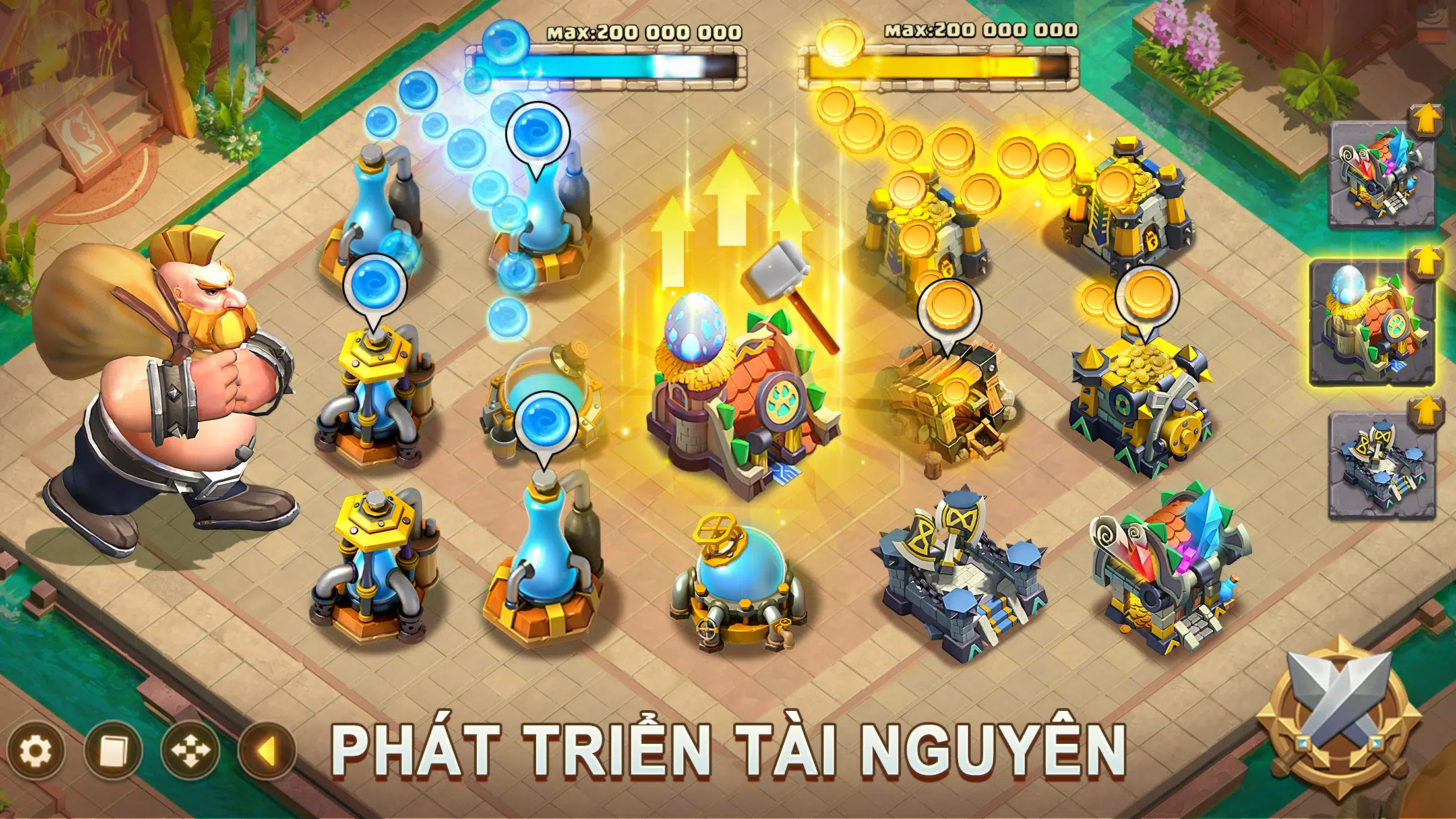 CastleClash:Quyết Chiến-Gamota ဖန်သားပြင်ဓာတ်ပုံ 1