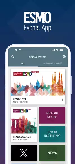 ESMO Events स्क्रीनशॉट 0