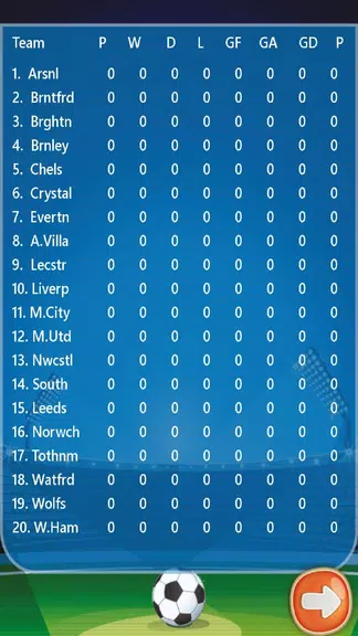 Schermata Football Game : Super League 3