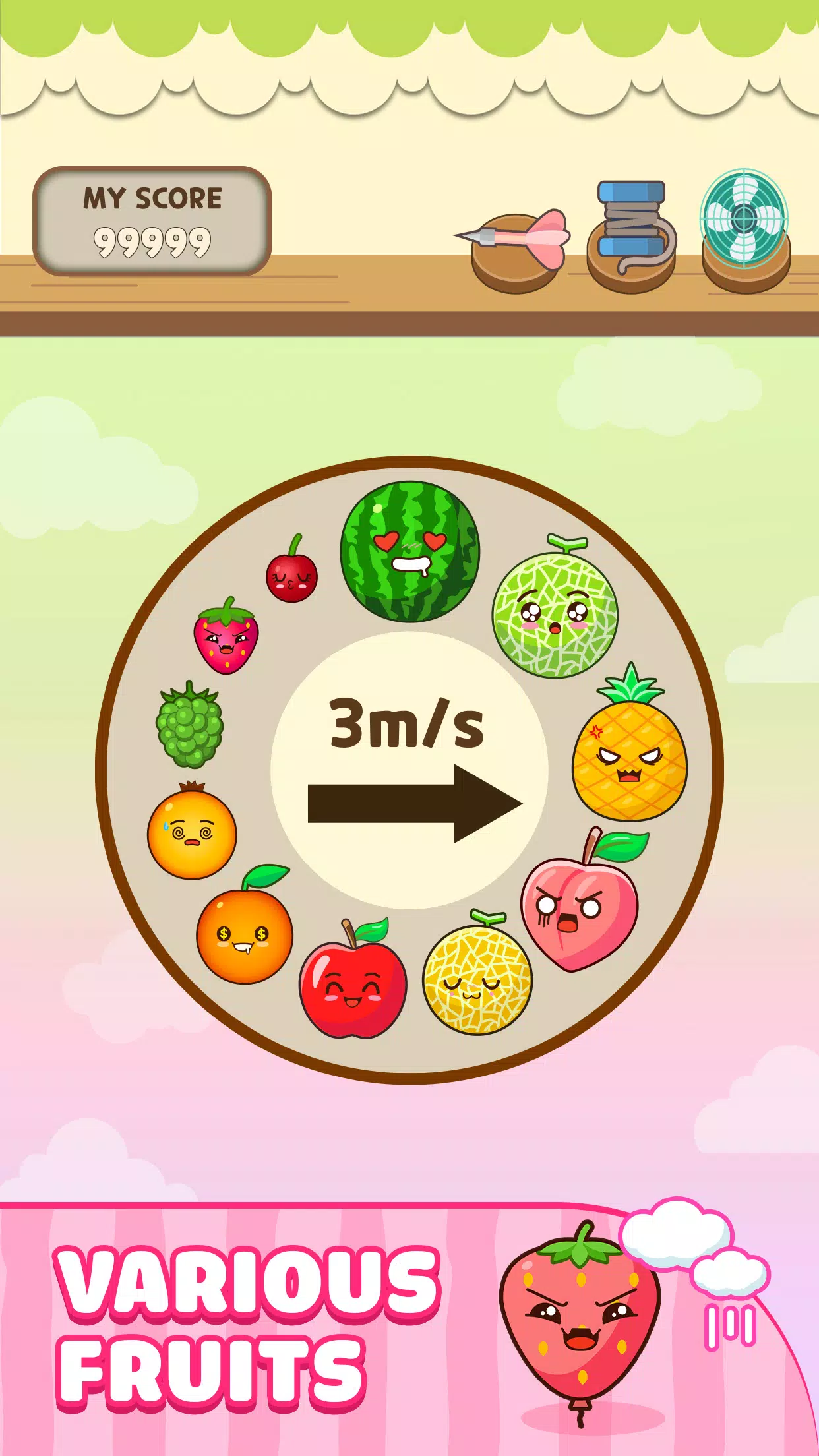 Melon Balloon: Fruit Merge ภาพหน้าจอ 3