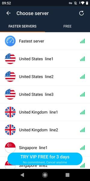 Goat VPN Tangkapan skrin 3