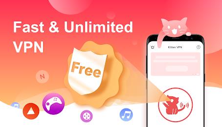 VPN Kitten: Free Unlimited VPN Proxy & Secure WiFi Скриншот 0