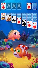 Solitaire Fish Klondike Card Скриншот 0