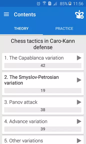 Chess Tactics in Caro-Kann應用截圖第1張