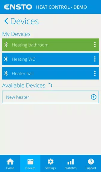 Ensto Heat Control App Screenshot 3