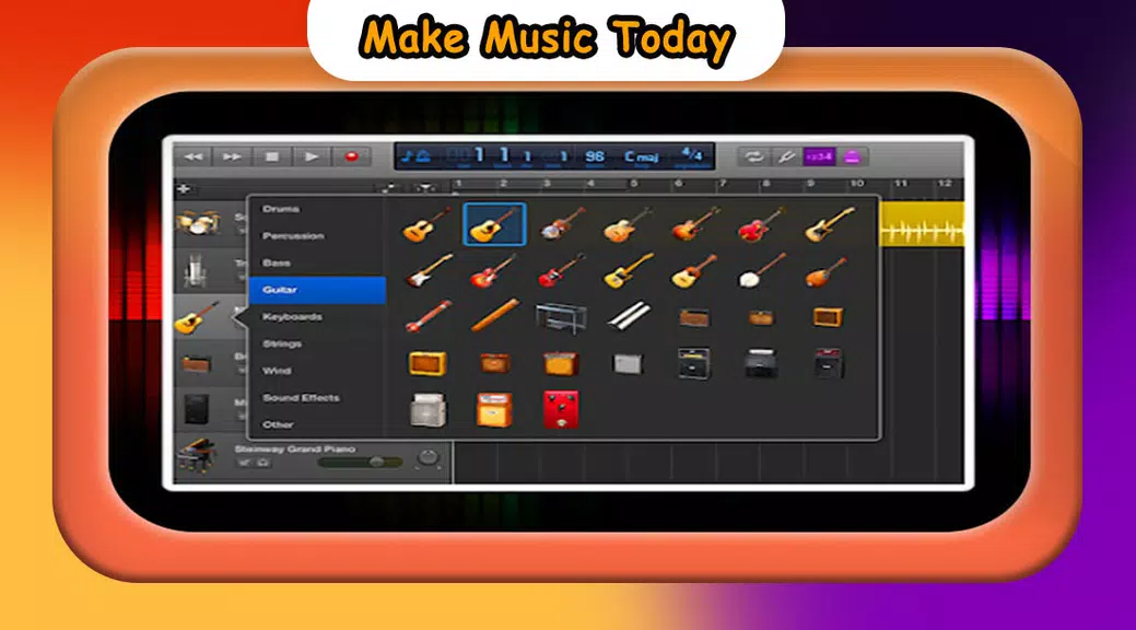 GarageBand Music studio Clue Captura de pantalla 1