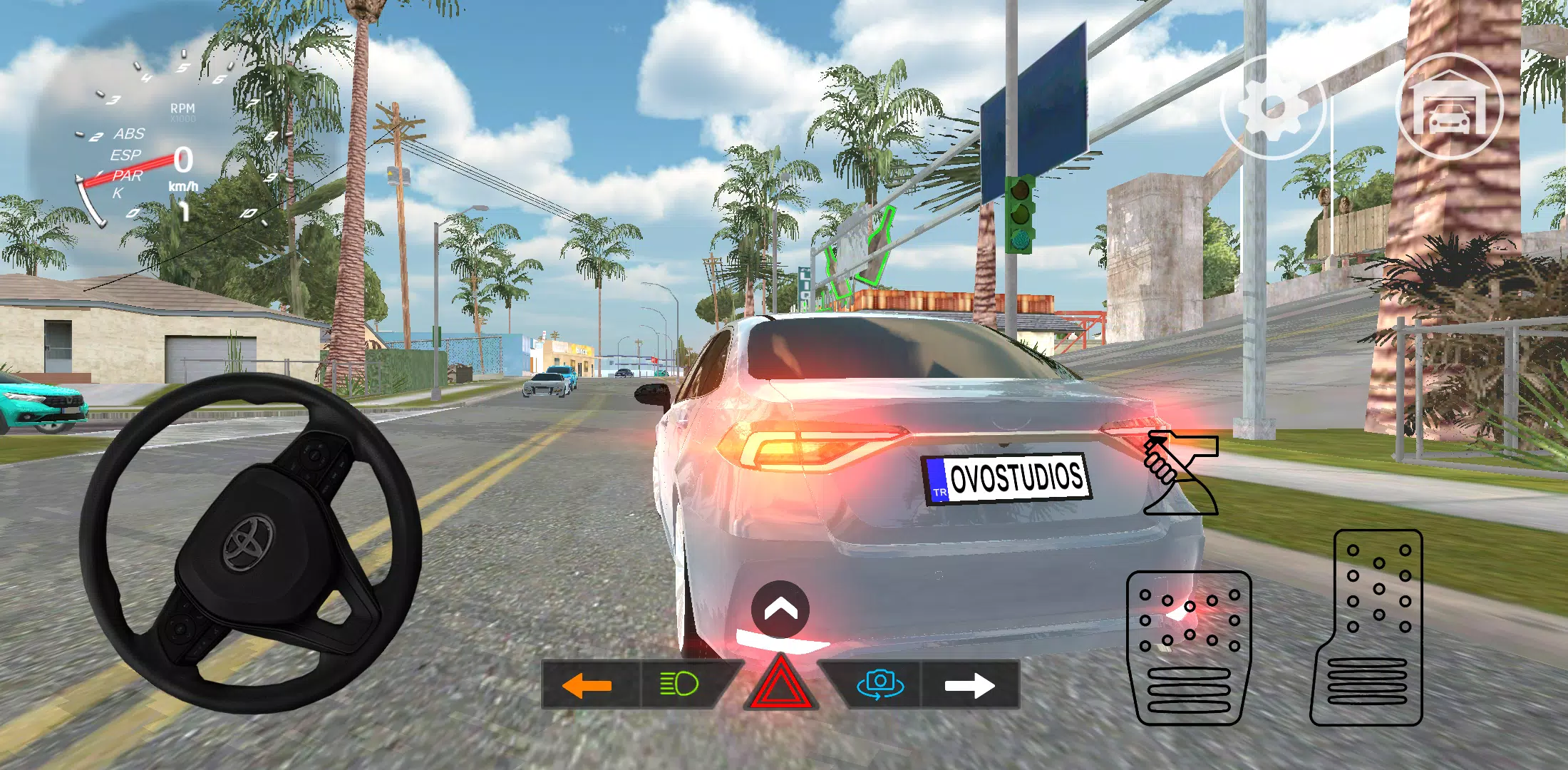 Corolla Drift & Park Simulator Tangkapan skrin 0