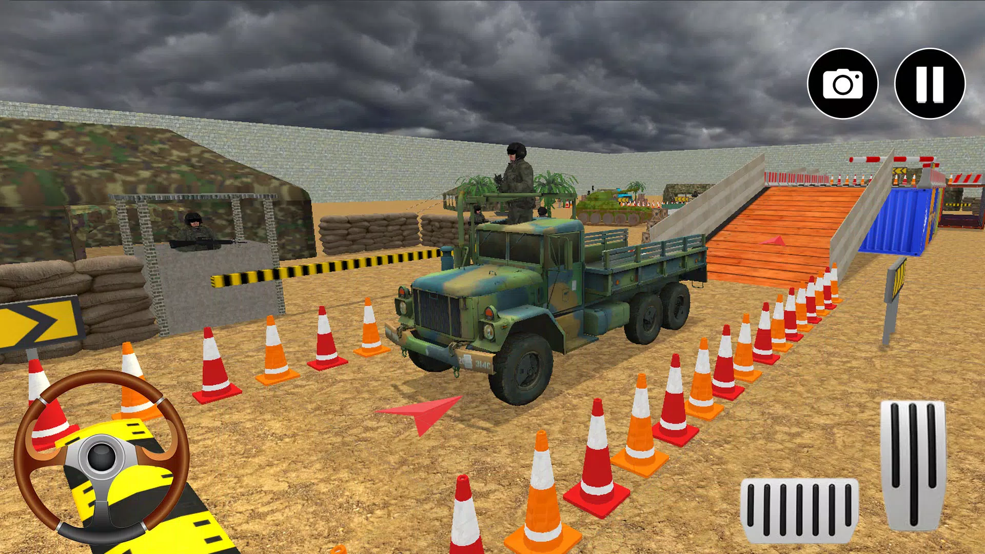 Army Truck Game Simulator 3D Captura de tela 2