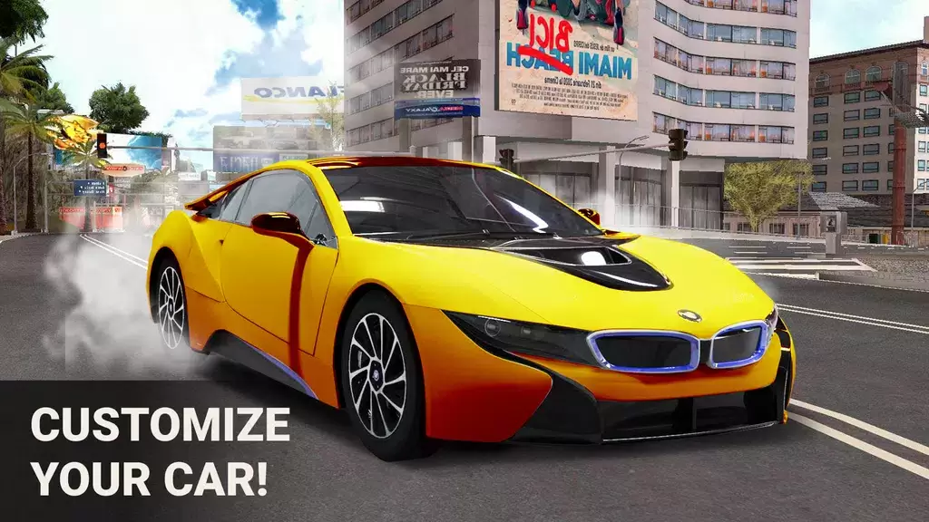 Driver BMW I8 Night City Racer 스크린샷 2