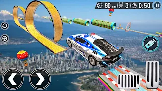 Car Games: Stunts Car Racing Schermafbeelding 2