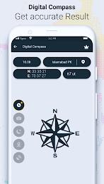 Digital Compass & GPS Compass 스크린샷 2