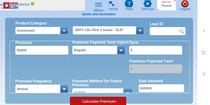 HDFC Life mSD Sales Captura de tela 3