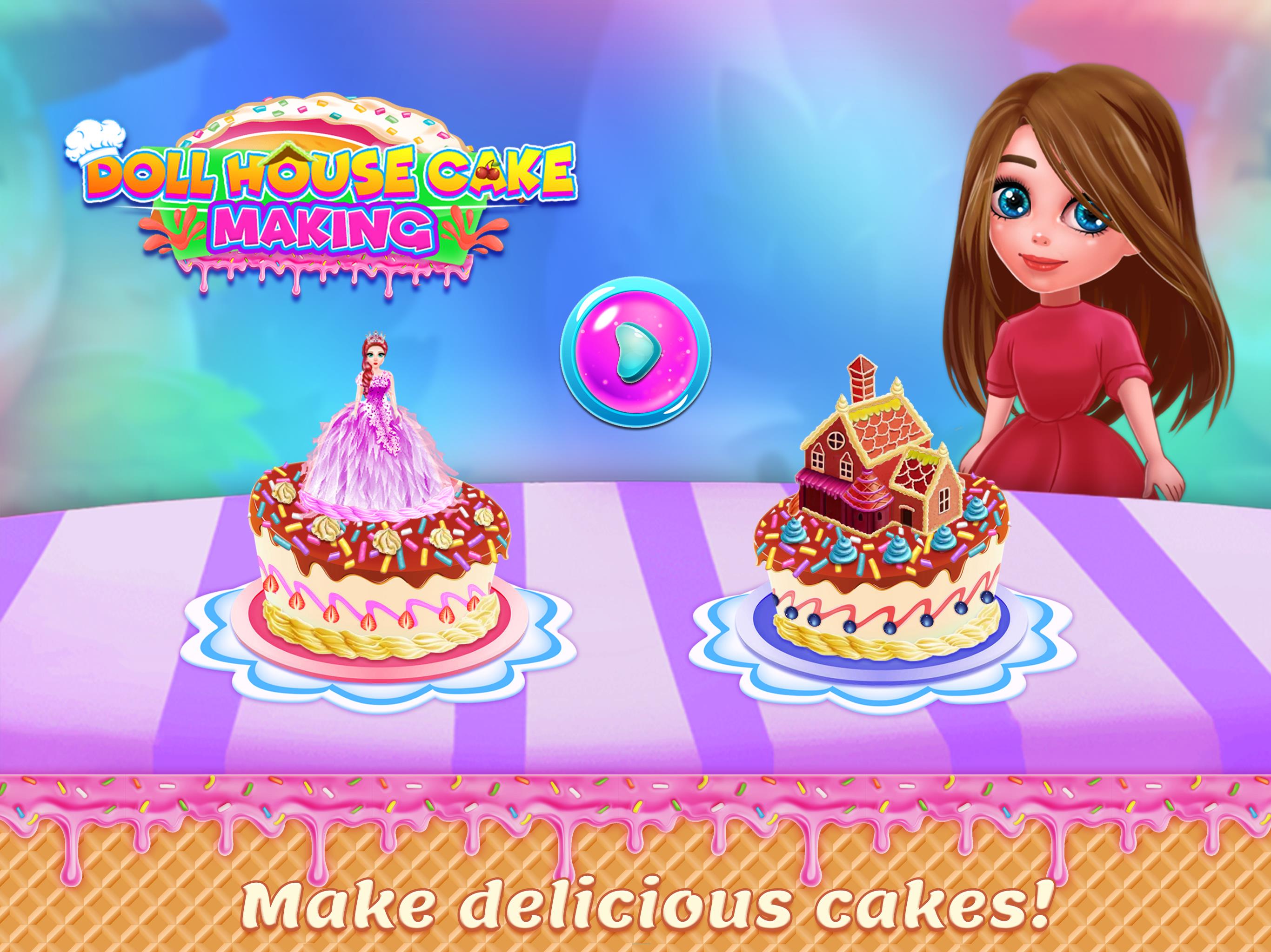 Doll House Cake Maker Game Capture d'écran 2