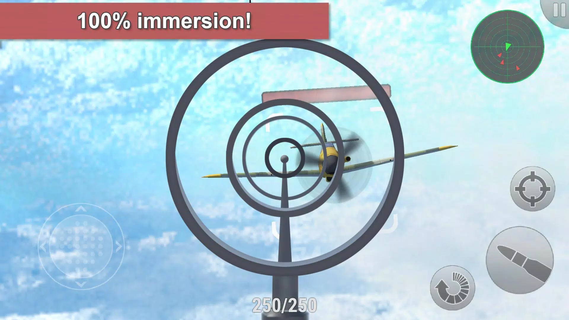 Air Defender: Bomber Simulator Captura de tela 3