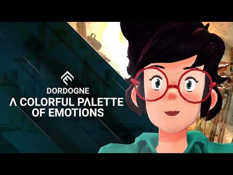 Estilo visual em aquarela de Dordogne