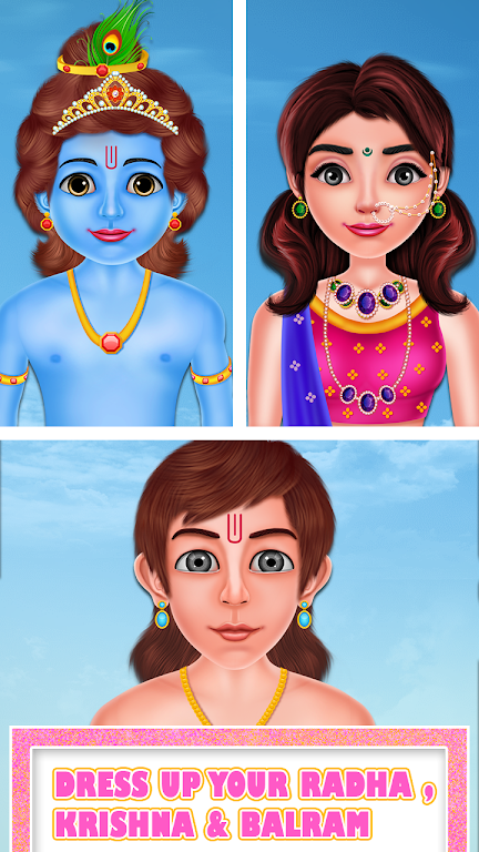 Cute Radha Fashion Makeover Capture d'écran 2