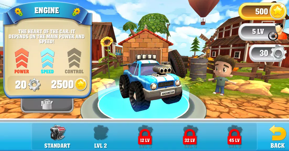 Cartoon Hot Racer 3D Captura de tela 1