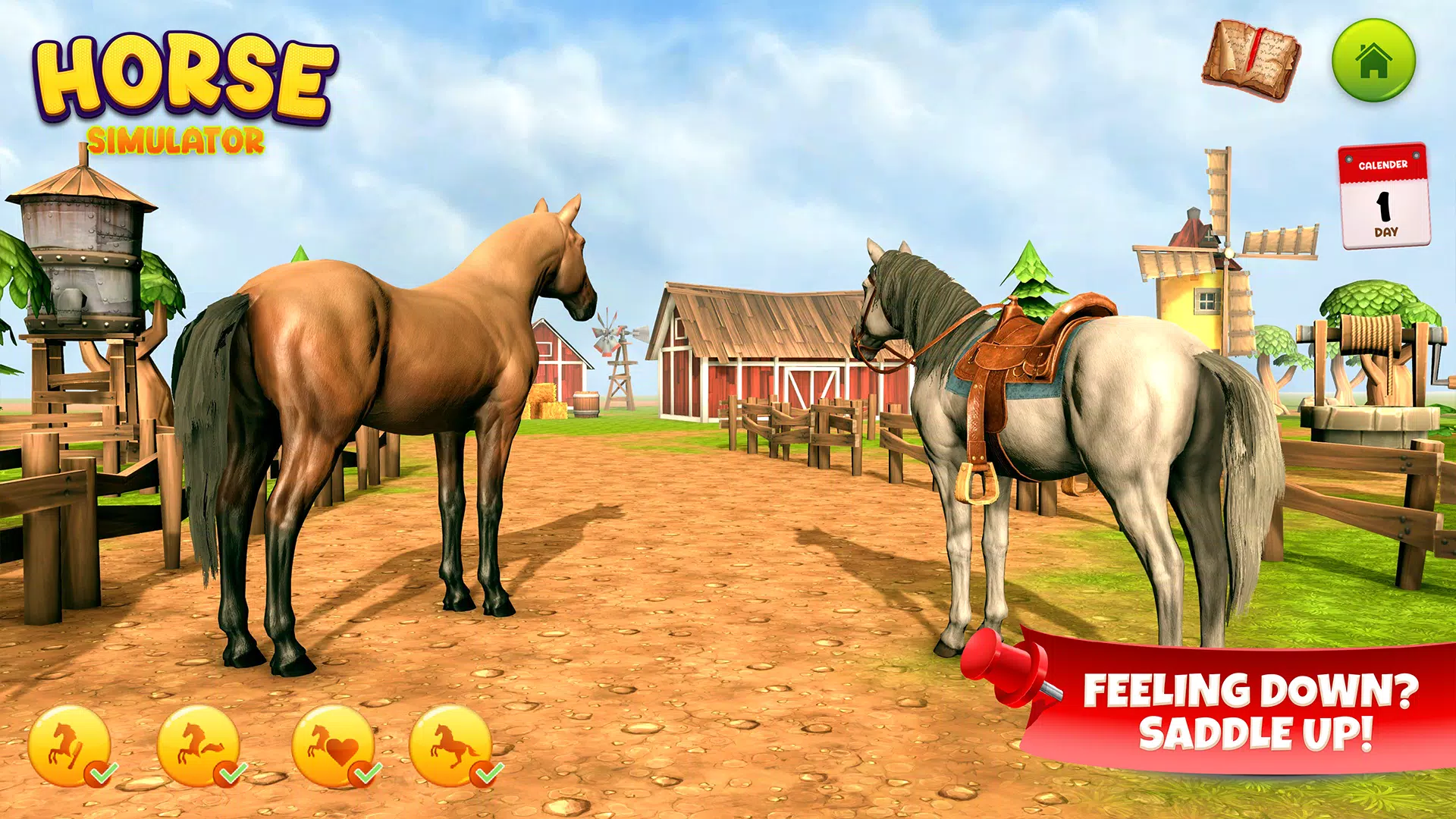 Horse Simulator Family Game 3D 스크린샷 0