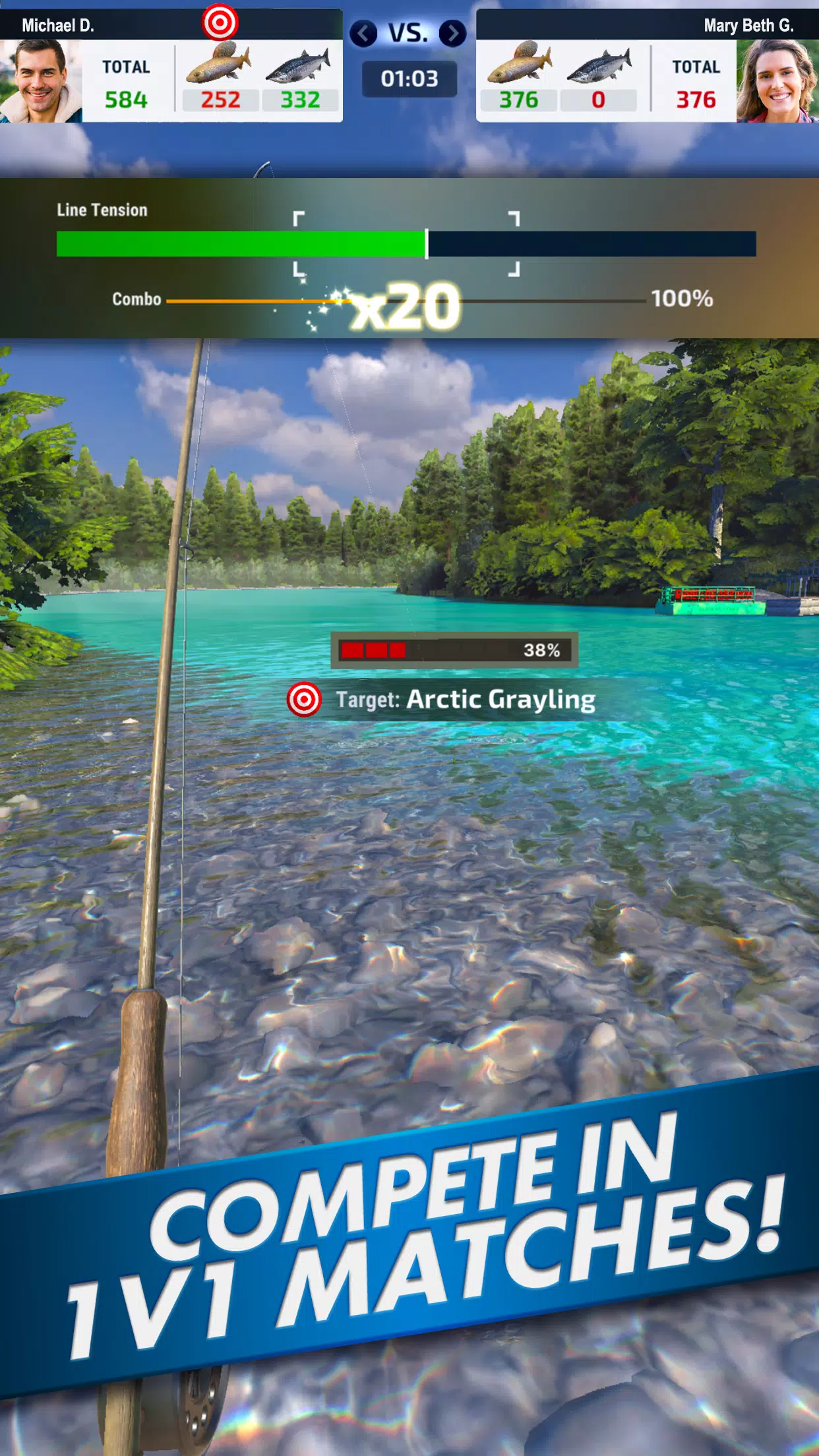Ultimate Fishing! Fish Game Ảnh chụp màn hình 1