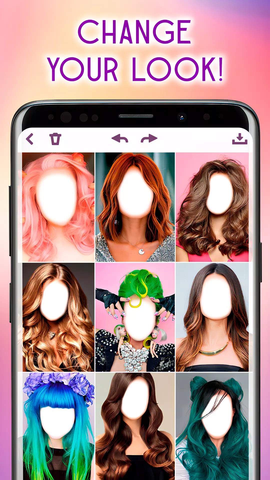 Hairstyles Photo Editor Schermafbeelding 3