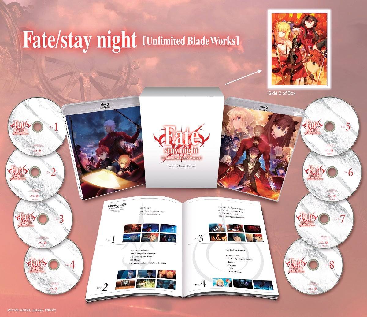 Fate/Stay Night: Blade Works ไม่ จำกัด (ชุดกล่องสมบูรณ์)