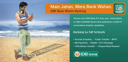 IDBI Bank GO Mobile+ Ảnh chụp màn hình 0