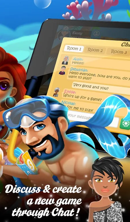 Multiplayer Crazy8 Game Capture d'écran 3