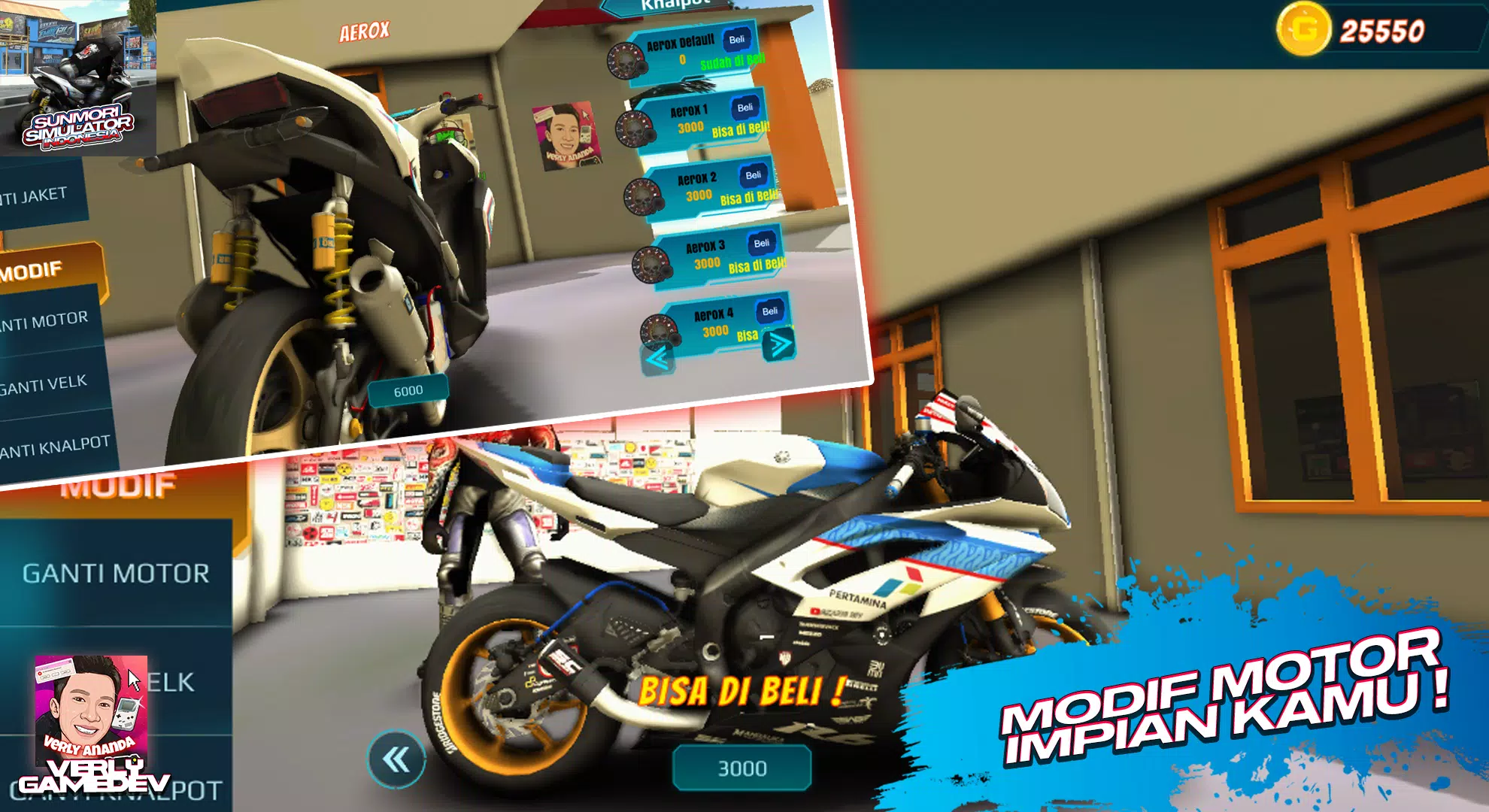 Sunmori Simulator Indonesia 3D ဖန်သားပြင်ဓာတ်ပုံ 2