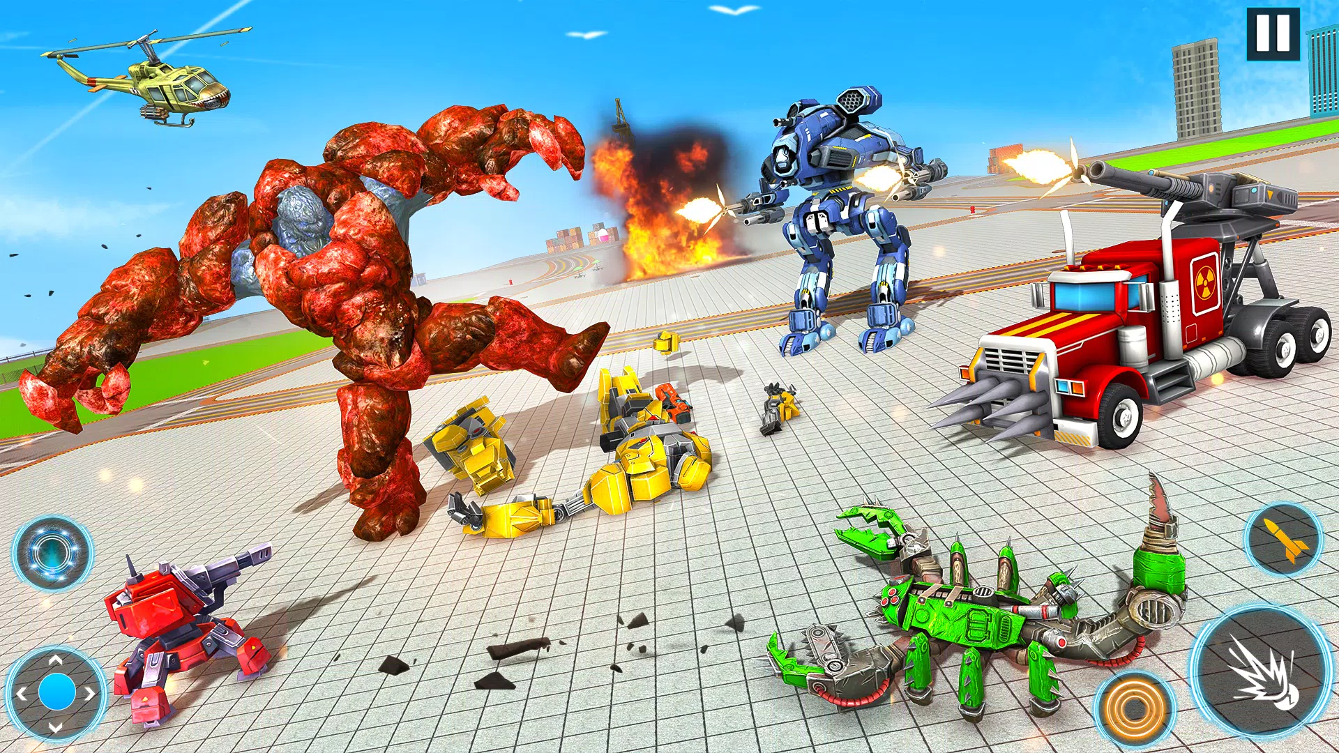 Snake Robot Game - Stone Robot Скриншот 2