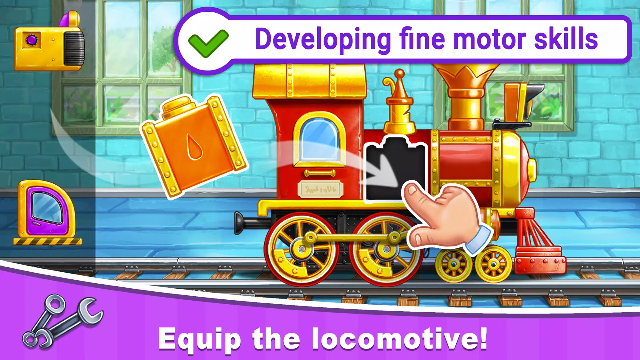 Schermata Train Games for Kids: station 0