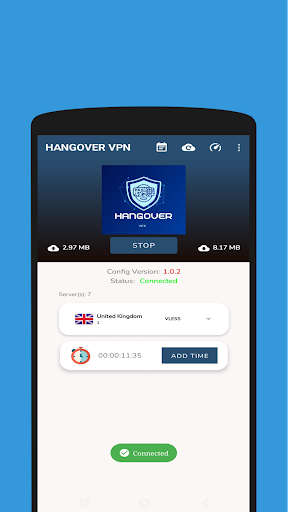 HANGOVER VPN Tangkapan skrin 2